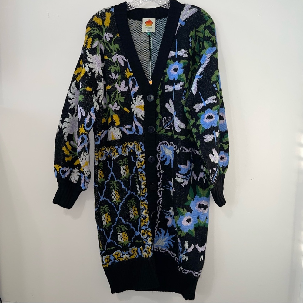 FARM Rio Multicolor Floral Cardigan - Picture 10 of 13